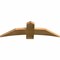 Ekena Millwork Bellingham Rough Sawn Timber Gable Bracket, Western Red Cedar, 48"W x 16"H x 2"D x 6"F, 8/12 Pitch GBW048X16X0206BEL00RWR - alternate 5